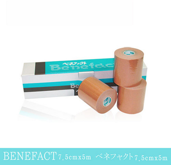 일제 시그맥스 근육테이프 베네팩트 BeneFact 7.5cm x 5m 1롤 (밸런스/스포츠/테이핑요법), 1개