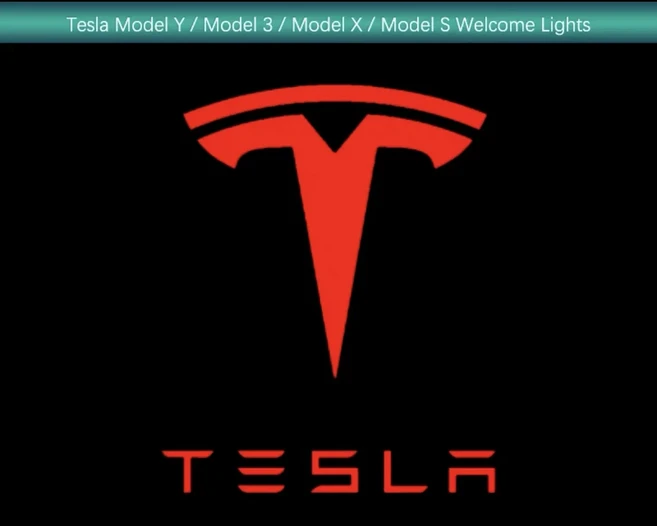 테슬라 호환 모델 3/Y/X/S용 2/4개 웰컴 라이트 Y/3 도어 앰비언트 장식, 01 2Pieces, 11 I