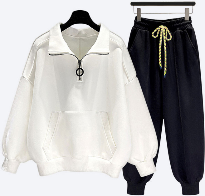 에브리핏 데일리 링지퍼 하프집업 트래이닝 캐주얼 운동복 집업 맨투맨 밴딩 팬츠