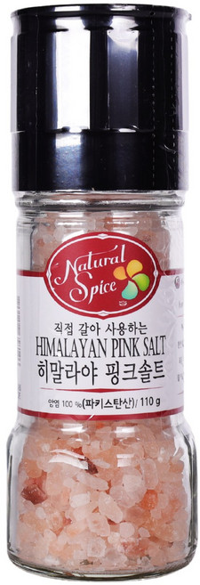 내츄럴스파이스 히말라야 핑크솔트 그라인더, 110g, 12개