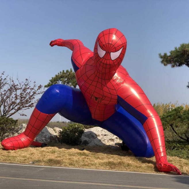 캐릭터 에어벌룬 판다 스파이더맨 행사 축제 풍선, 1개, 3m 스팟 스파이더맨