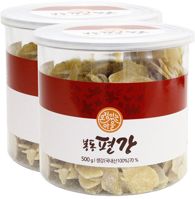 [완주봉상생강조합]완주 봉동 편강 500g * 2통 (1kg), 2개