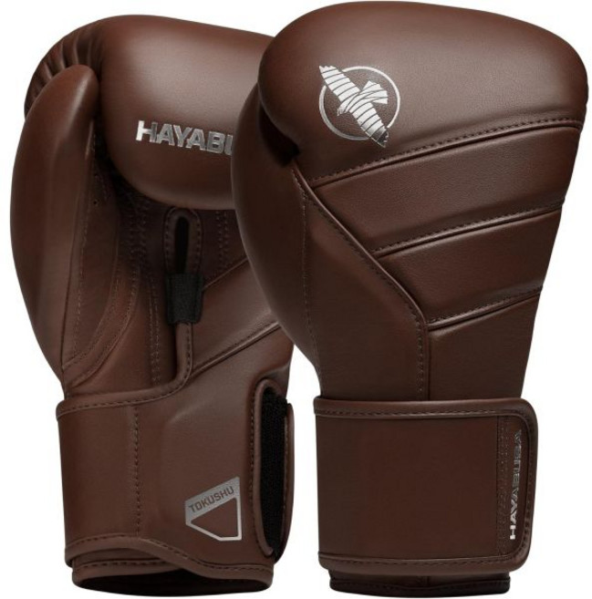 하야부사 T3 칸페키 가죽 복싱 장갑 글러브 훈련 스파링 무거운 가방과 미트 작업 112227, Walnut Brown, 16oz, 1개