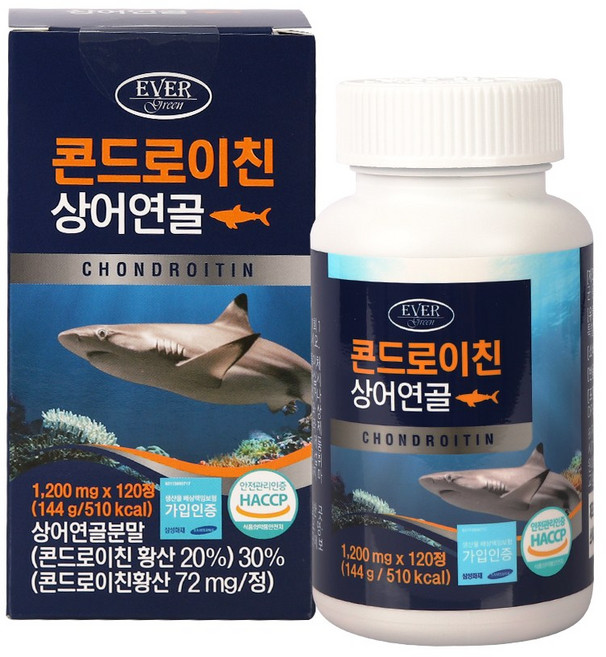 콘드로이친 상어연골 1200mg, 240정, 1개