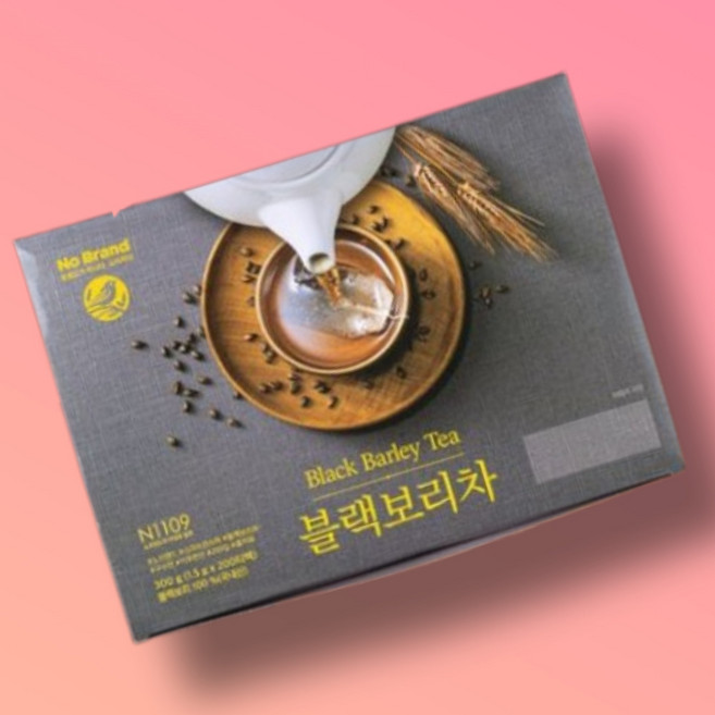 노브랜드 블랙보리차 300g (1.5g x 200티백) x 1개 총 200티백, 1.5g, 200개입