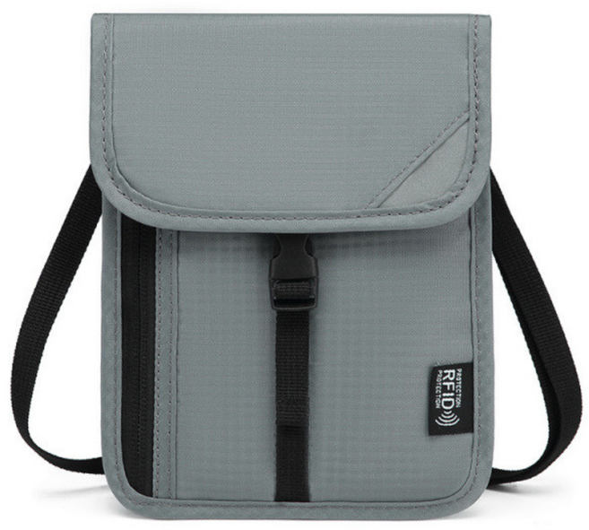 Mirsh 안티스키밍 해외 여행 RFID 차단 트래블 여권 가방