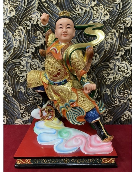 京綸 1尺3 太子元帥 天地手 中壇元帥 太子 神像, 1個