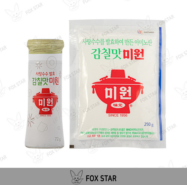 감칠맛 미원72g(용기형) +감칠맛 미원250g(봉지형), 2세트