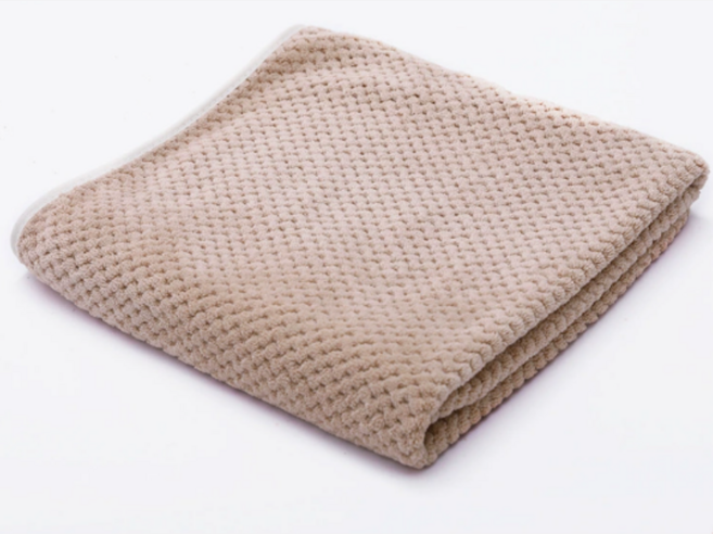 해피파워 반려동물 강력흡수 펫타월 샤워타월, 1개, 연브라운