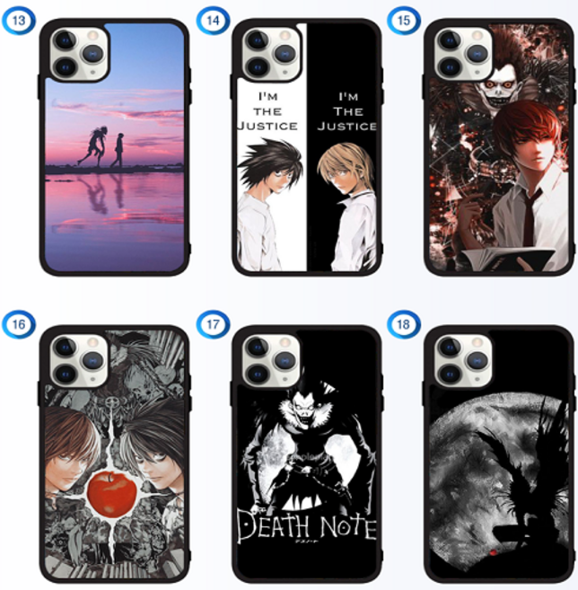 휴대폰케이스 데스노트 NAME 아이폰12프로 아이폰11프로 G930 G935 G950 G960 G965 G970 G973 아이폰13프로 A23 A24