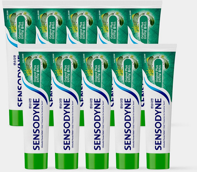 센소다인 오리지날 플러스 치약, 100g, 10개