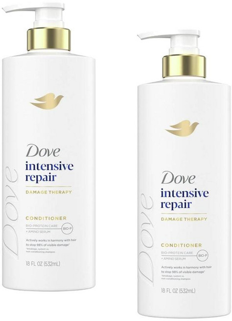 도브 인텐시브 리페어 데미지 테라피 컨디셔너 Dove Intensive Repair Conditioner, 532ml, 2개