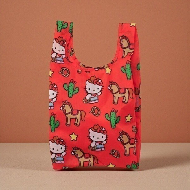 국내백화점 바쿠 에코백 BAGGU 베이비백 Hellow Kitty Western 장바구니 쇼핑백 가방 보부상백 (BK파우치증정)