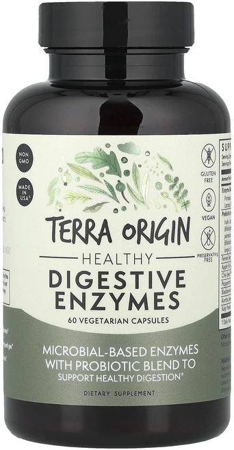 몸관리하세요 겨울입니다 Terra Origin 건강한 소화 효소 베지 캡슐 60정 특별관리진행, TerraOrigin건강한소화효소베지캡슐60정, 1개 - 쿠팡