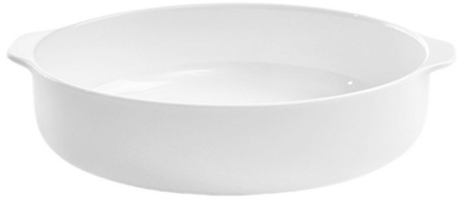 세라믹 화이트 더블 핸들 베이킹 디쉬 오븐 전자레인지 안전 로스팅 치즈 팬 파이 헤비 듀티 스크래치 방지