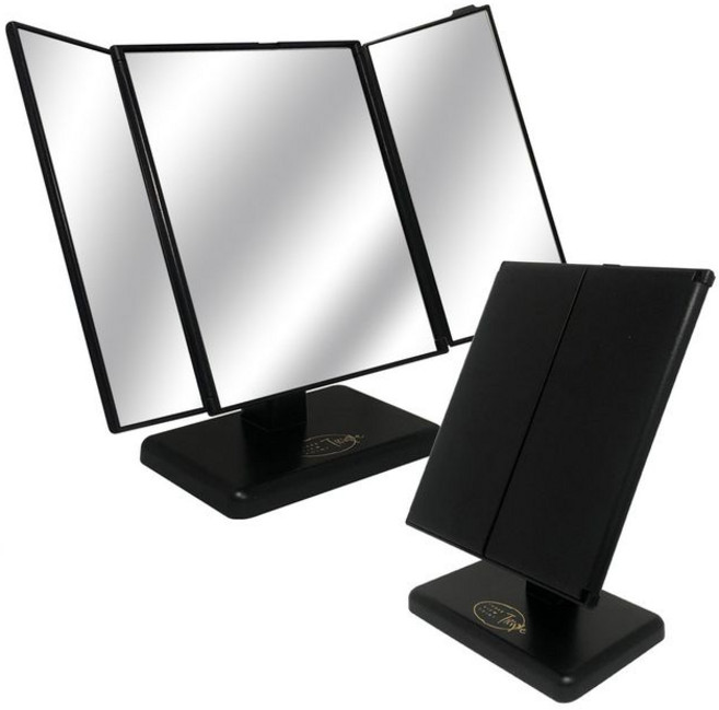 창문형 접이식 삼면 탁상 거울, 1개