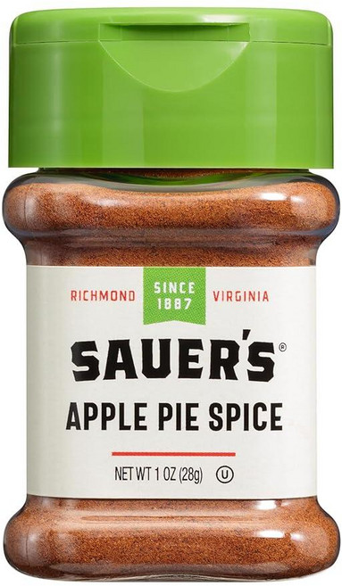 Sauer's Marjoram Leaves 6.8g(0.25온스) (1팩) 257536, 1 Ounce (Pack of 1), Apple Pie Spice