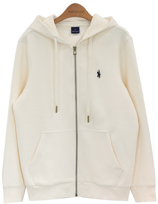 라파클럽 남녀공용 피케 집업 긴팔 후드 티셔츠