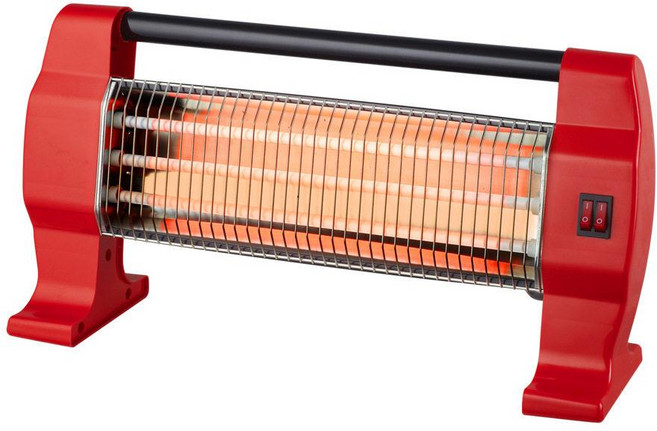 3단 발히터 석영관 작은난로 사무실난방 파티션히터 전기히터 온열기 가정용 미니난방기, 단일 항목