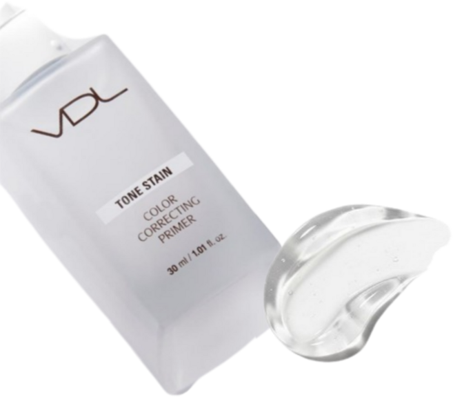 VDL 톤 스테인 컬러 코렉팅 프라이머 30ml 기획 (00 클리어+삼각스패츌러), 1개, 00 클리어