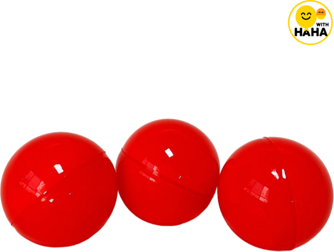 레드 뽑기캡슐 뽑기볼 경품 추첨 행사 뽑기공 가챠볼 가챠캡슐 유얼즈, 20개