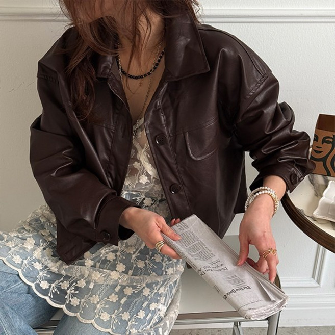 [난닝구]노무하 레더자켓