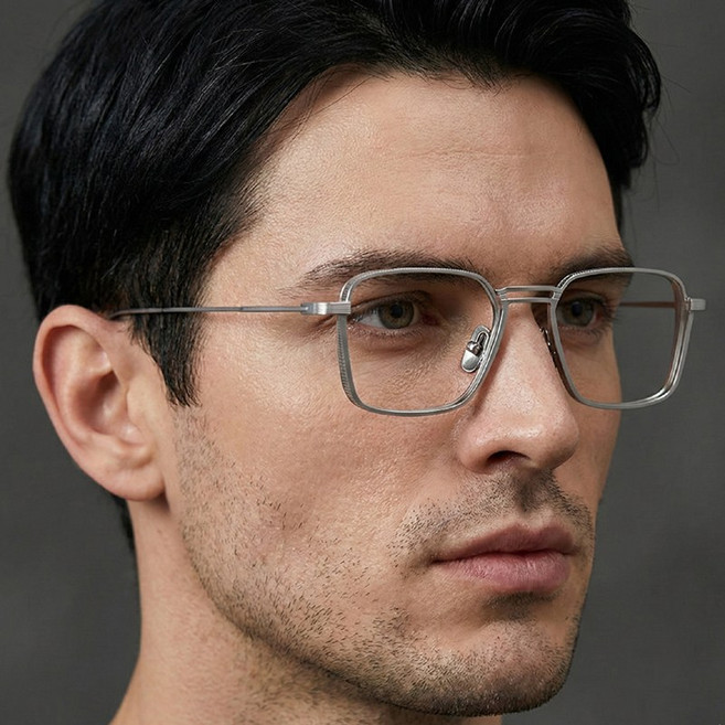 LUXEYE 명품 안경 긱시크 무테 뿔테 안경테 G074