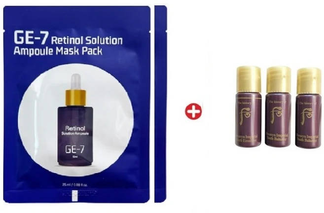 레티놀 마스크2매/환유 2종각5mlx20세트(밸런스5ml+로션5ml), 20세트 - 쿠팡