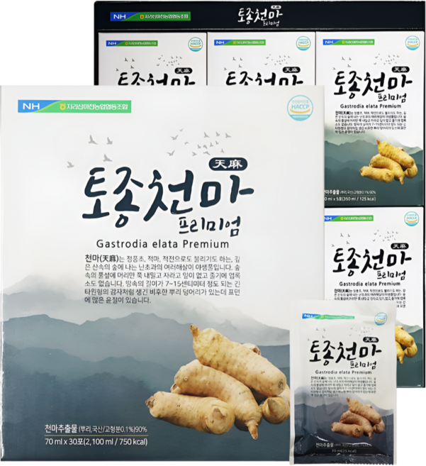 HnF 농협정품 토종천마 프리미엄 국산 천마 고급선물용 식약처인증 HACCP, 1개, 2.1L