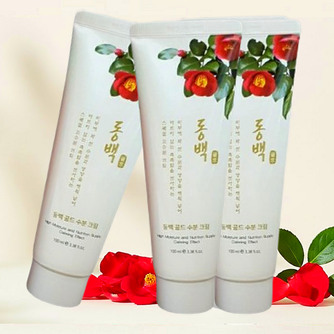 동백수분크림 100ml, 3개