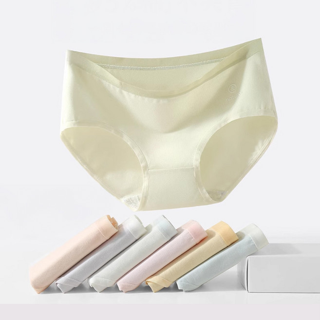 르브니 주니어팬티 7종세트 일주일 요일팬티 파스텔 순면 심리스 여아팬티