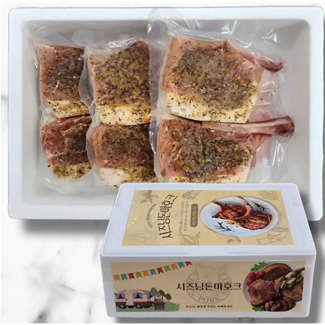 시즈닝 돈마호크 1.2kg (400g 3팩), 1개