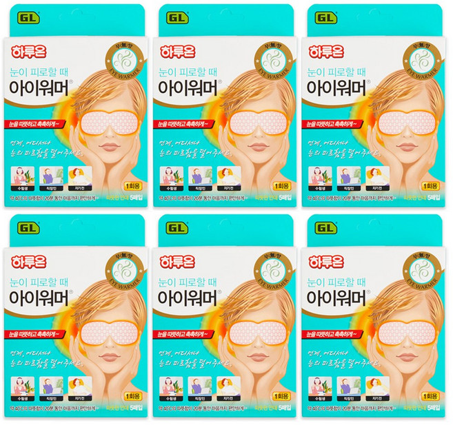 하루온 아이워머 무향, 6개, 5개입