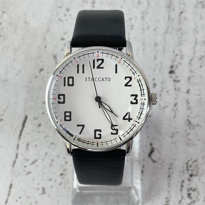 심플 숫자 남녀공용 남성 여성 가죽밴드 시계 4종