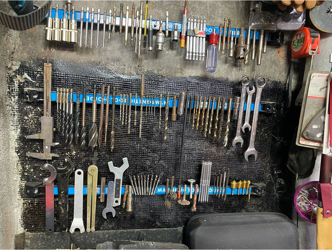 磁性整理架 強力磁鐵 工具架 長條磁鐵, 1個, 黑色,60公分