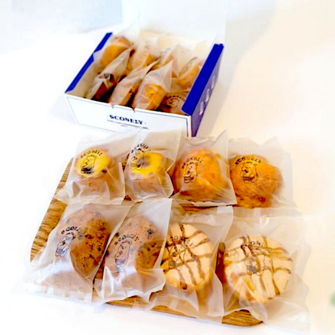 스코넬리 당일오전제조 스콘 8입 답례품 선물세트, 640g, 1세트