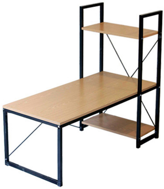 이지심플 좌식 컴퓨터 책상 /철제/심플/인테리어, 블랙