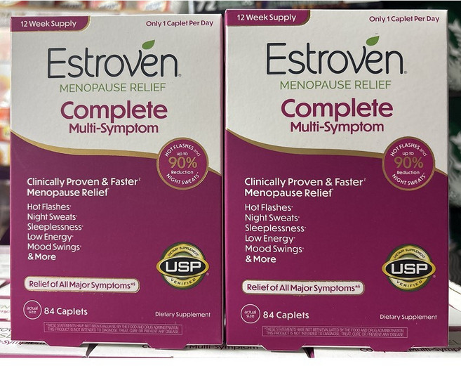 Estroven 에스트로벤 여성용 메노포즈 개선 84정, 2개