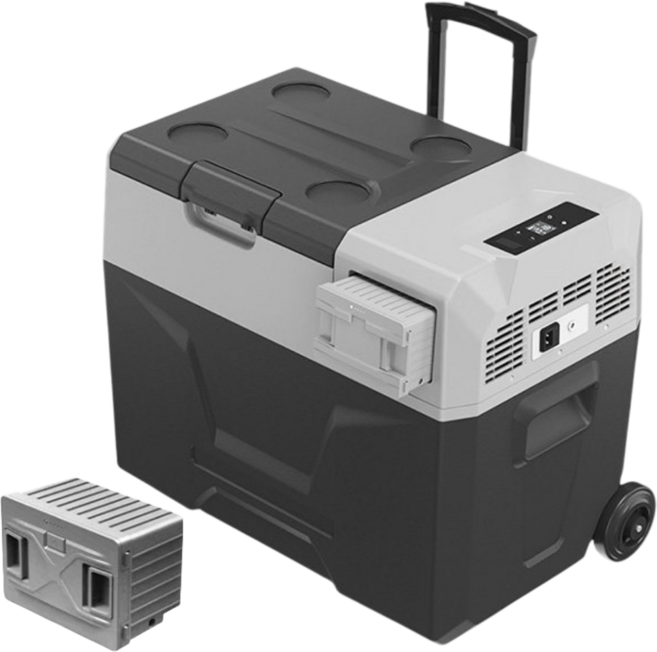 노마드쿨 차량용 냉장고 미니 캠핑용 차박 이동식 휴대용 대용량 자동차 배터리, CX50, 혼합색상