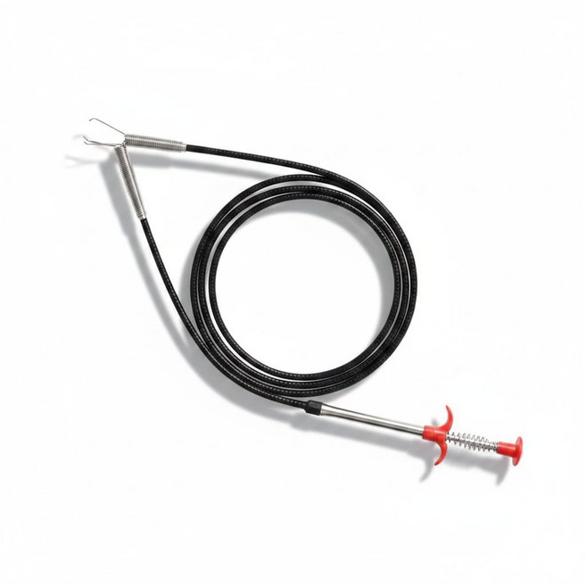 스프링 집게형 세면대 막힘 해결 청소툴