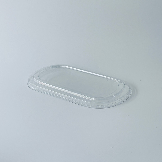 펄프용기 리드 타원 BH 투명뚜껑 500개 BOX