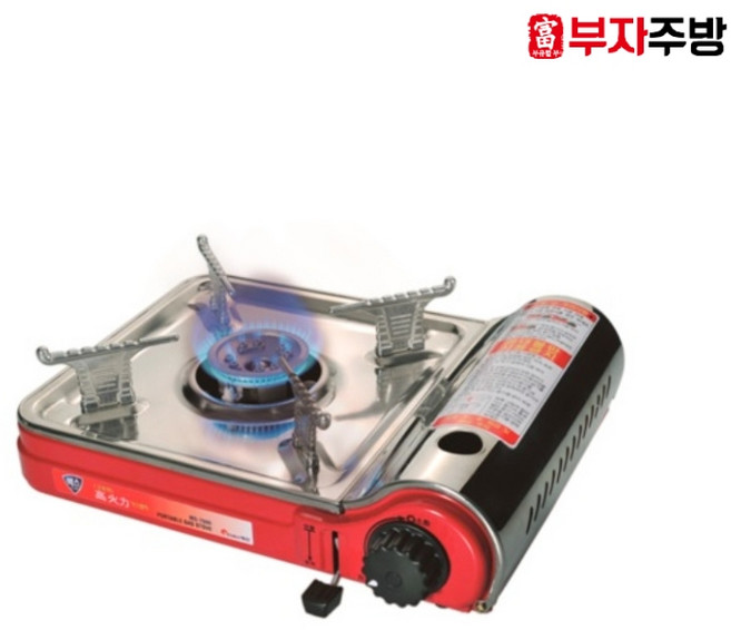 휴대용 가스버너 맥선 MS-7000 맥스 가스렌지 부탄 야외용 캠핑용 콤팩트 고화력, 1개