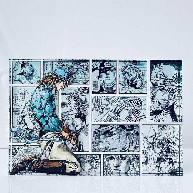 죠죠의 기묘한 모험 디에고 명장면 아크릴 블럭 아크릴 스탠드, 디에고 10x15cm, 두께 10mm, 1