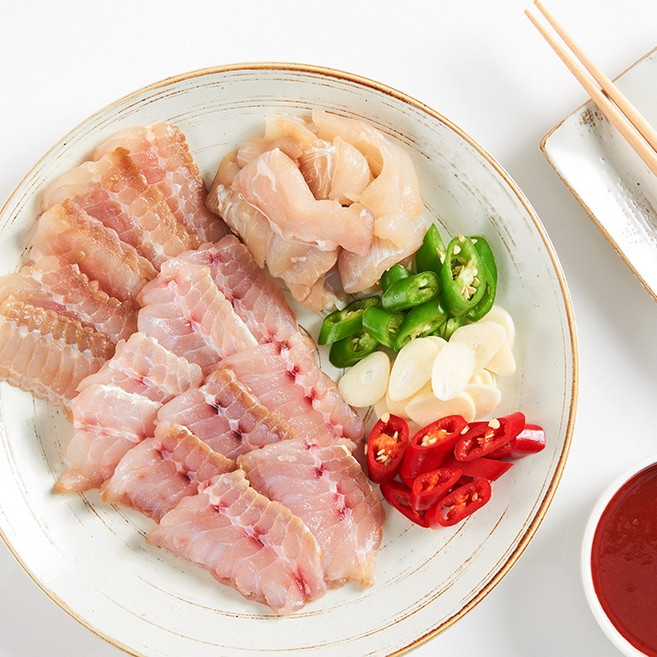국내산 숙성 홍어500g 1kg 목포 신안 삭힌홍어 홍어회무침, 1개, 홍어회500g 중삭