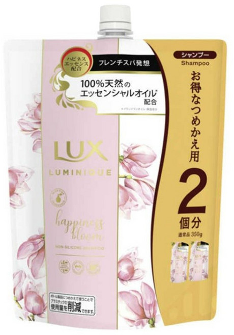 LUX 麗仕 Luminique 幸福綻放洗髮精 補充包, 700g, 1個