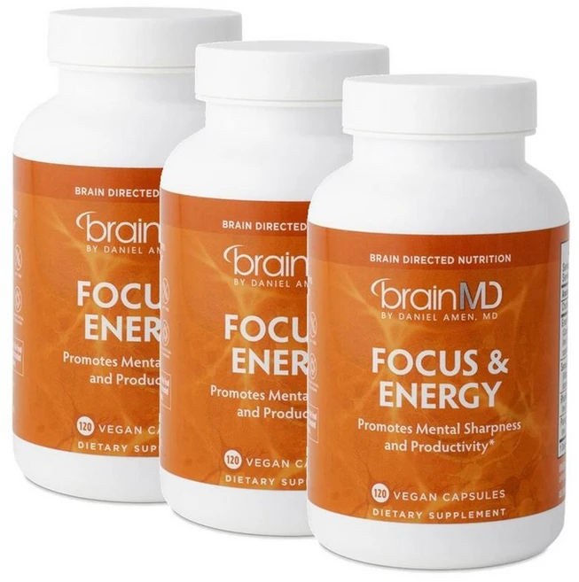 브레인엠디 포커스 앤 에너지 캡슐 BRAINMD Focus and Energy, 3개, 120정 - 쿠팡
