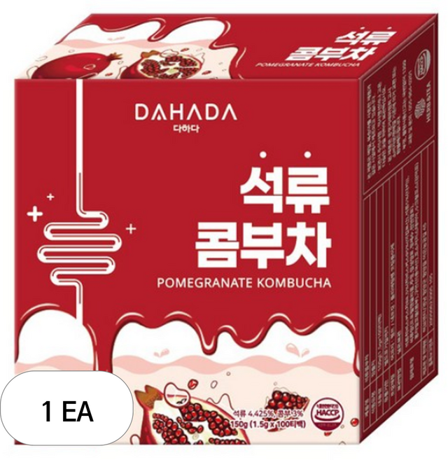 다하다 석류콤부차, 1.5g, 100개입, 1개