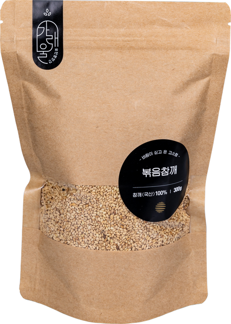 가래울 볶음참깨 국산참깨 국내산 참깨, 1개, 300g