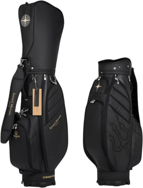 히메지몬자 아벤타도르 트리슐라 2.0 블랙에디션 캐디백 9인치 경량 골프백, 블랙에디션 TS 2.0 캐디백