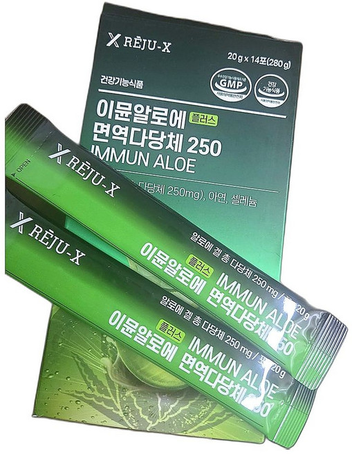 면역력 강화 알로에 다당체 플러스 건강식품 비타민C 풍부 14포 1개, 14정